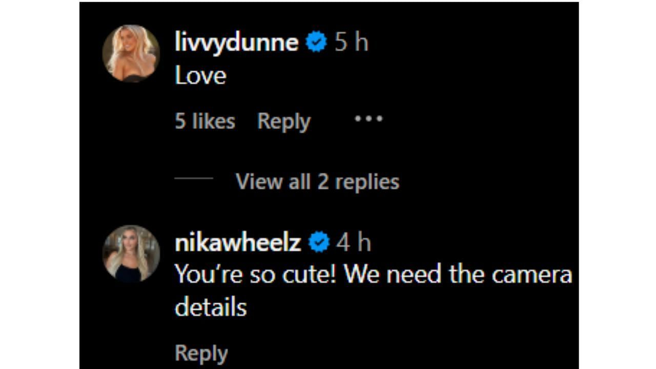 Reactions from Olivia Dunne and Zack Wheeler's wife, Dominique